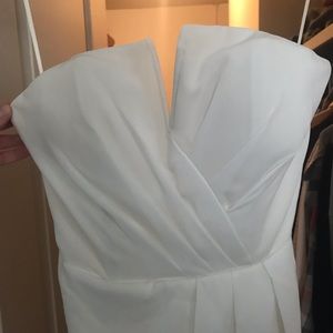 Yumi Kim white strapless dress